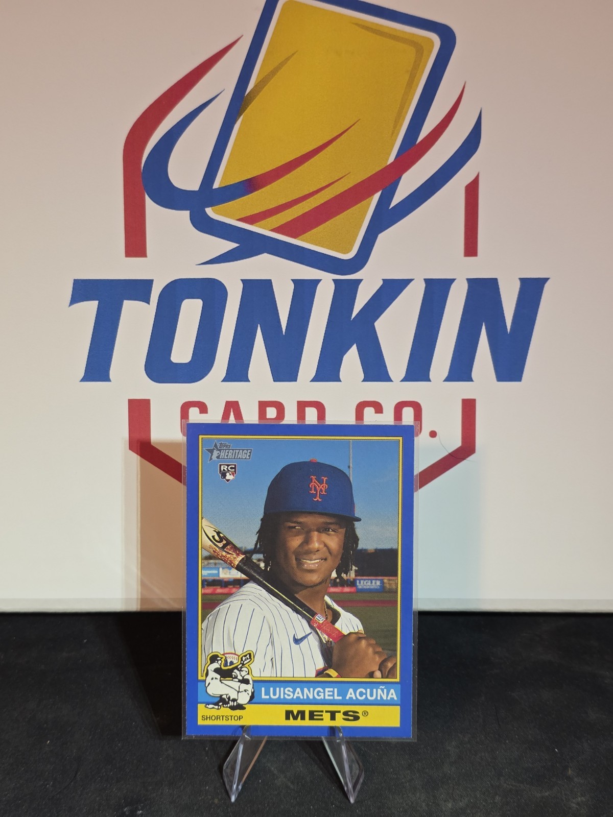 2025 Topps Heritage - Luisangel Acuna #274 Dark Blue Border (RC)