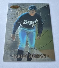 1997 Bowman's Best Carlos Beltran RC #176 Rookie Card Kansas City Royals HOF. rookie card picture
