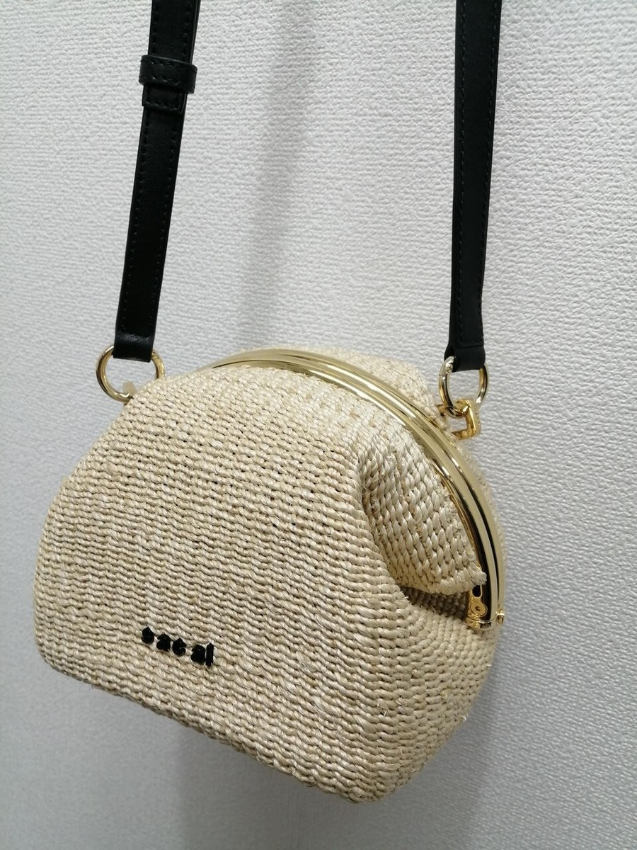 sacai 新品未使用Abaka PURSKETBAG黒×ゴールド 2way SACAI BEG/BLK 2WAY PURSKET BAG ABAKA Unused From Japan | eBay