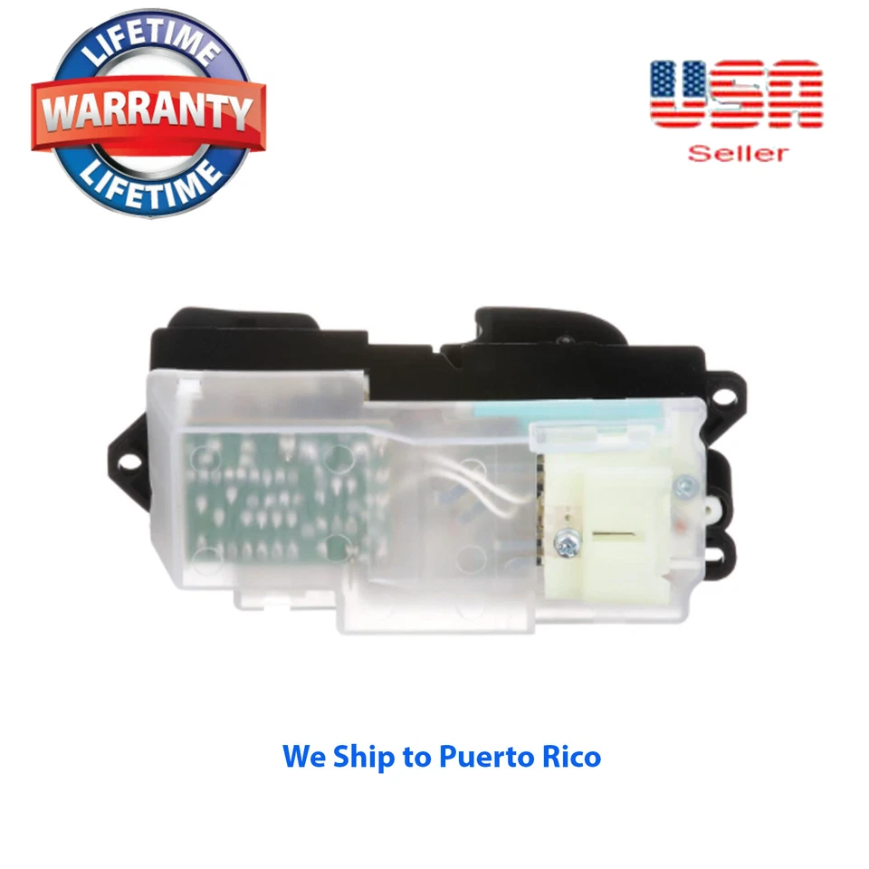 Interruptor maestro ventana eléctrica Toyota Pickup, T100 y Tacoma 1989-2000 84820-16060 Foto 3 de 4