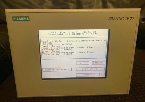 Siemens SIMATIC TP27 / 6AV3 627-1QK00-2AX0 Test Ok - Photo 3/6