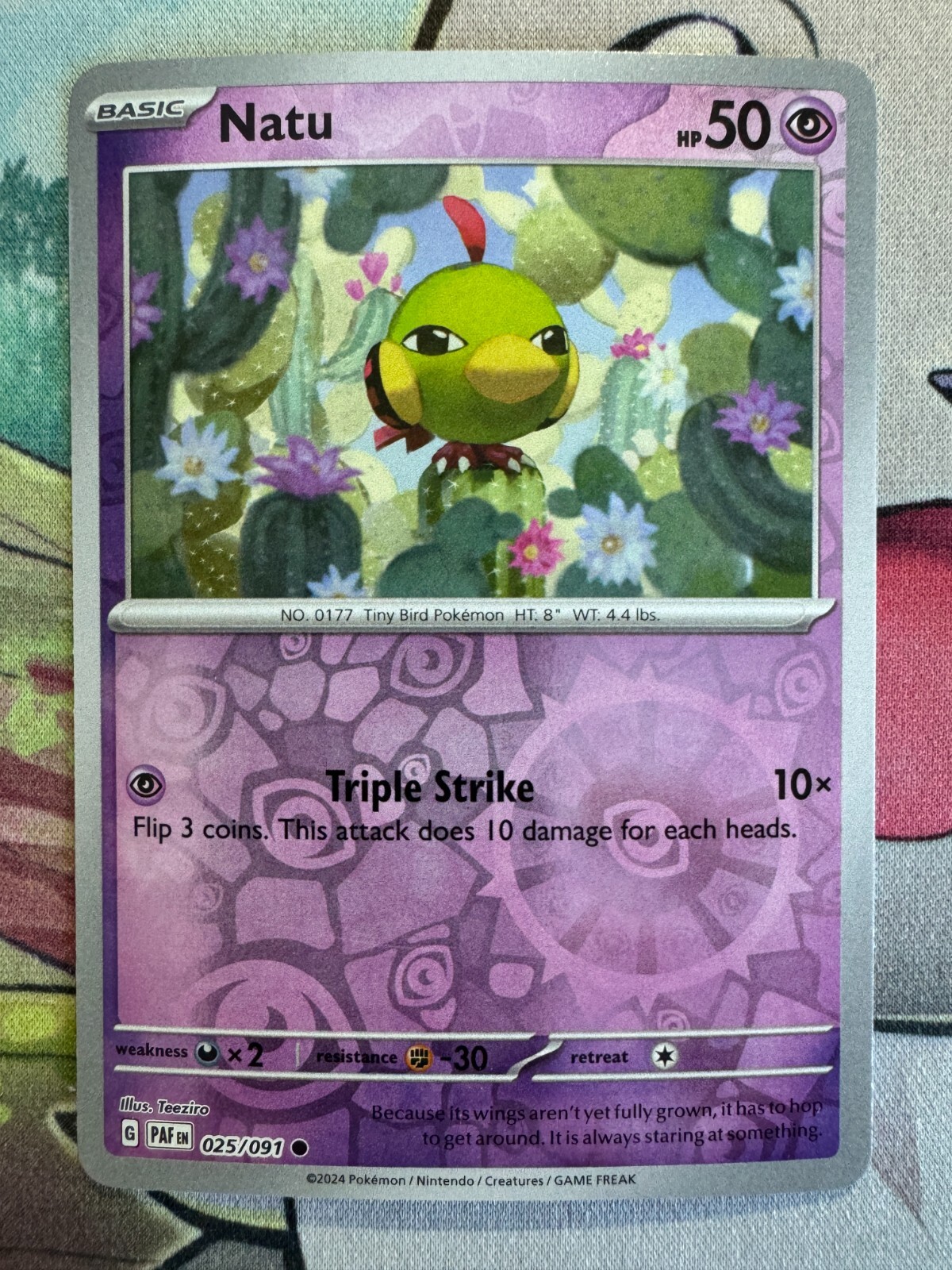 Natu Reverse Holo English Pokemon TCG BKBM78