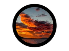 Waveshare 1080 × 1080 IPS 5inch HDMI Round Raspberry Pi Touch Display USB