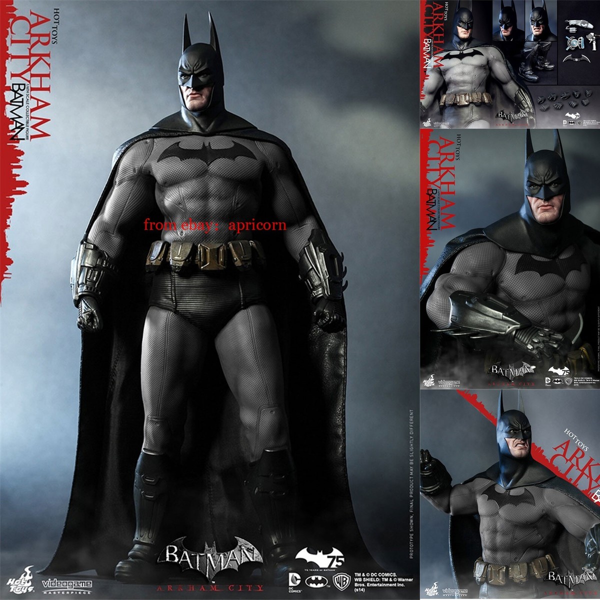 Hot Toys VGM18 Batman Arkham City 1/6 Action Figure Model