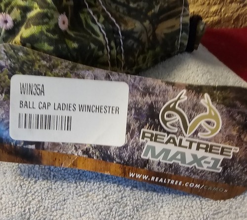 Ladies New Ball Cap Winchester WIN35A Realtree MAX-1 One Size Fits Most - Picture 6 of 10