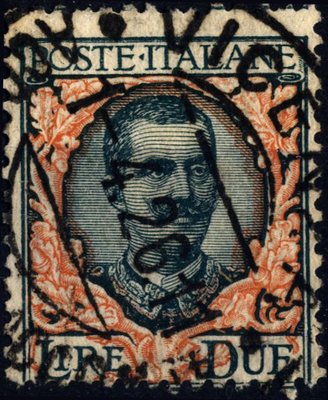 ITALY - Kingdom - 1923 - ''Floral'', with the indication of the value in letters