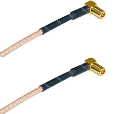 RG316 SSMB ANGLE FEMALE to SSMB ANGLE FEMALE RF Cable Rapid-SHIP LOT