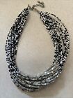 Seed Beaded Necklace 17 Layer Beautiful