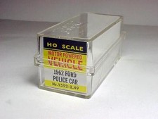1552 1962 FORD POLICE CAR NEW VIBRATOR SLOT CAR INSERT LABEL BY MODEL MOTORING