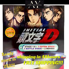 Anime Dvd Initial D (Stage 1-6+3 Extra+3 Battle Stage+3 Movie) Complete Box Set