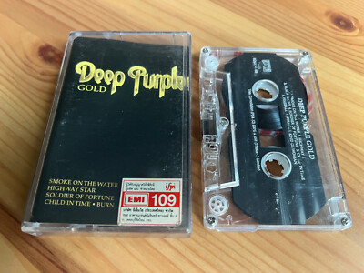 Hard Rock Deep Purple Gold Compilation Cassette Tape (EMI Thailand