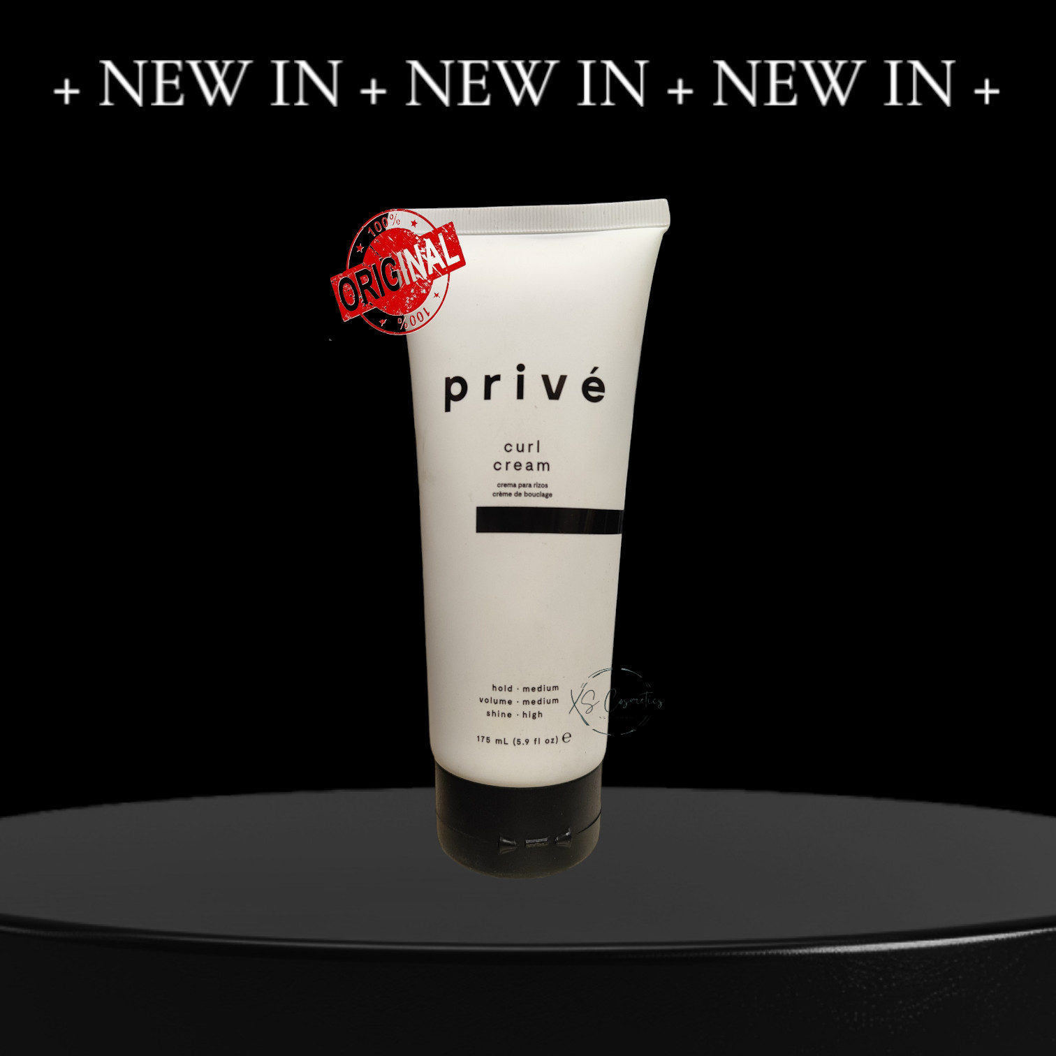 Крем для завивки волос Prive, 5,9 унций, для фиксации и придания объема-Средний, придает блеск- Новый