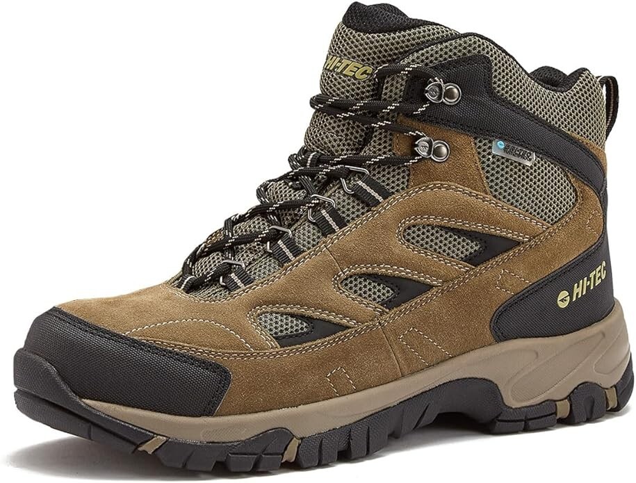 Hi-Tec Men\'s Skamania Mid Brown Suede Waterproof Hiking Boots Size 12M Amazon.com | Hi-Tec Men main image 4