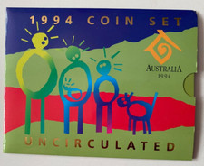 AUSTRALIAN: 1994 INTERNATIONAL YEAR OF THE FAMILY SIX COIN UNC SET  #M117