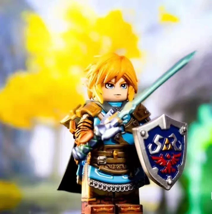 Lego Zelda Breath Wild, Lego Legend Zelda, Lego Minifigures Zelda