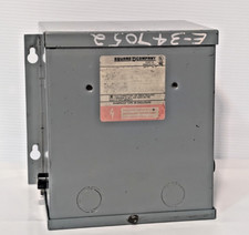 SQUARE D 2S1F2 kVA Type 3R Rainproof Electrical Enclosure 7"x8"x6", as shown
