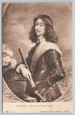Postcard Taniers Portrait of the Grand Count Conde Museum Chantilly