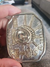 Vintage Statue of Liberty Metal Belt Buckle 100 Years of Liberty 1886 - 1986