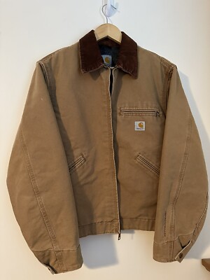 vintage carhartt detroit jacket medium