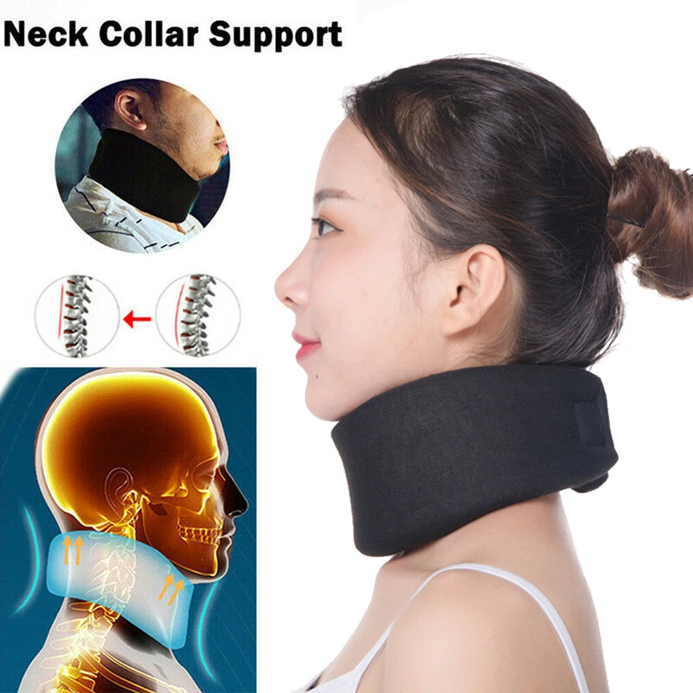 Foam Neck Brace Support Cervical Collar Traction Device Pain Relief Tool Warm