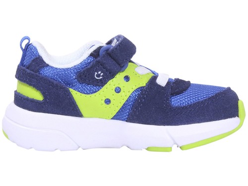 Saucony Toddler Boy's Jazz-Lite-2.0 Sneakers Hook-&-Loop Shoes Blue/Green - Picture 5 of 24