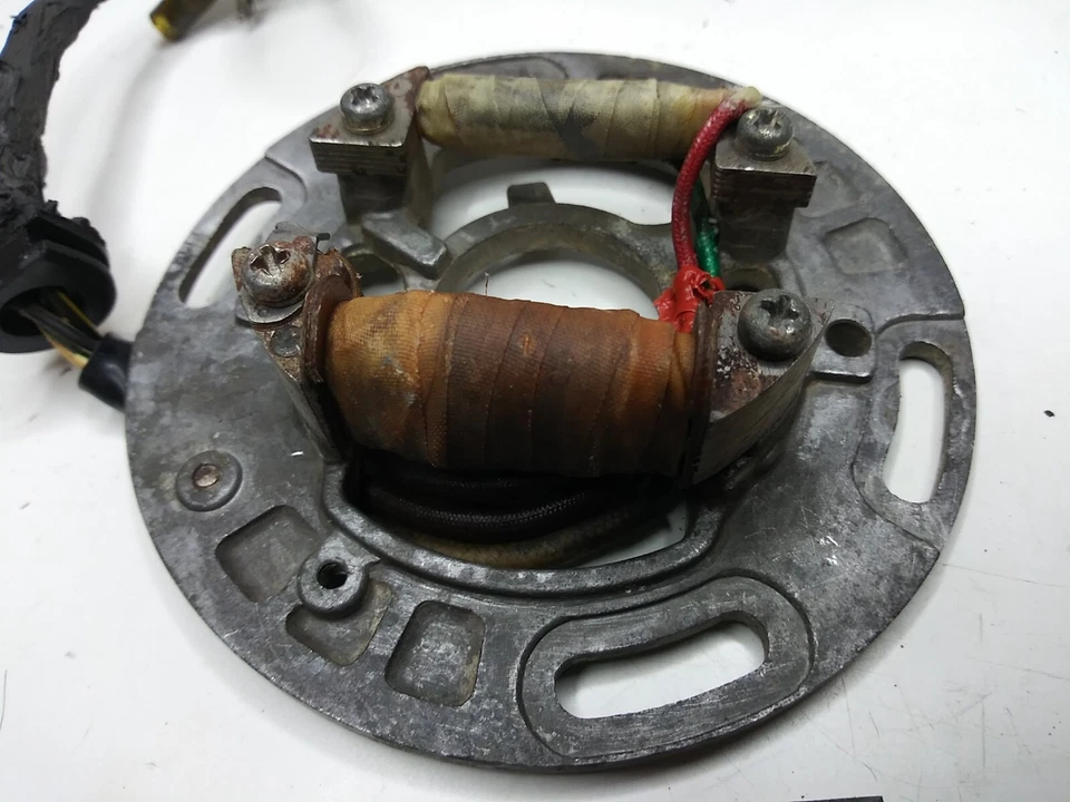 Kawasaki KX500 KX 500 1987-1989 GENUINO OEM ESTATOR CARGA MAGNETO ELÉCTRICO Foto 4 de 4