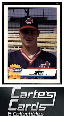 Jon Zubiri 1993 Fleer ProCards #3299 Burlington Indians | eBay