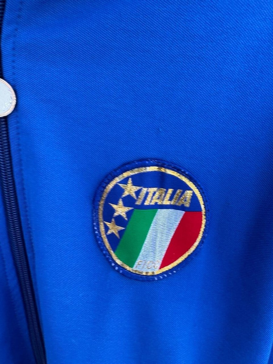 ITALY 1990/1992 FOOTBALL TRACK JACKET JERSEY DIADORA SIZE L ADULT