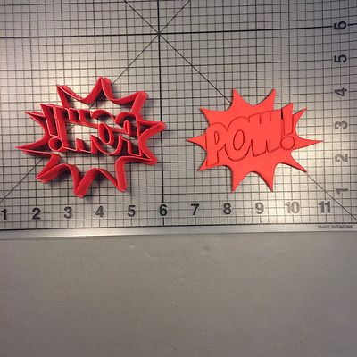 Pow! Sign 105 Cookie Cutter | eBay