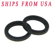 USA Thread 15/32" Fine Knurled Guitar Toggle Switch Nut for Switchcraft Black