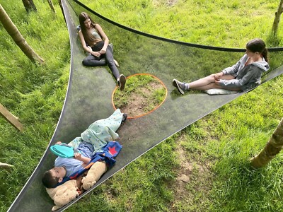 XXXL Dreifachhängematte von Rad-Gear UK. Riesen 3 Personen Hängematte