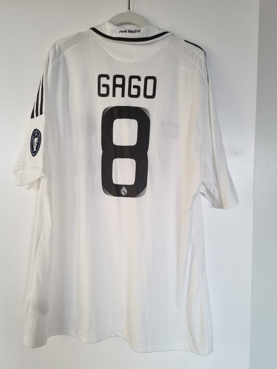 REAL MADRID JERSEY 2008/2009 XXL GAGO RETRO AUTHENTIC | eBay