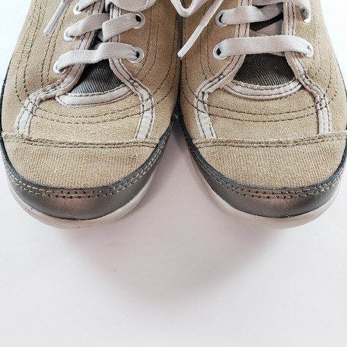Sneakers Cushe BLVDW da donna taglia 9 champagne pelle scamosciata pattinatore surfista casual stringate - Foto 4 di 10