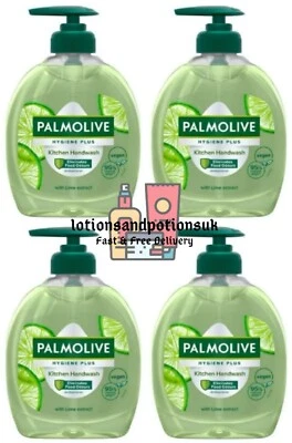 4 X Palmolive Hygiene-Plus KITCHEN Handwash Hand Wash Soap 300ml