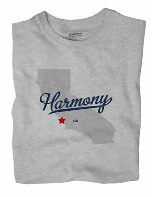 Harmony California CA T-Shirt MAP