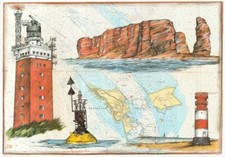 Großer Kunstdruck - "Helgoland" - von OLE WEST - (170)