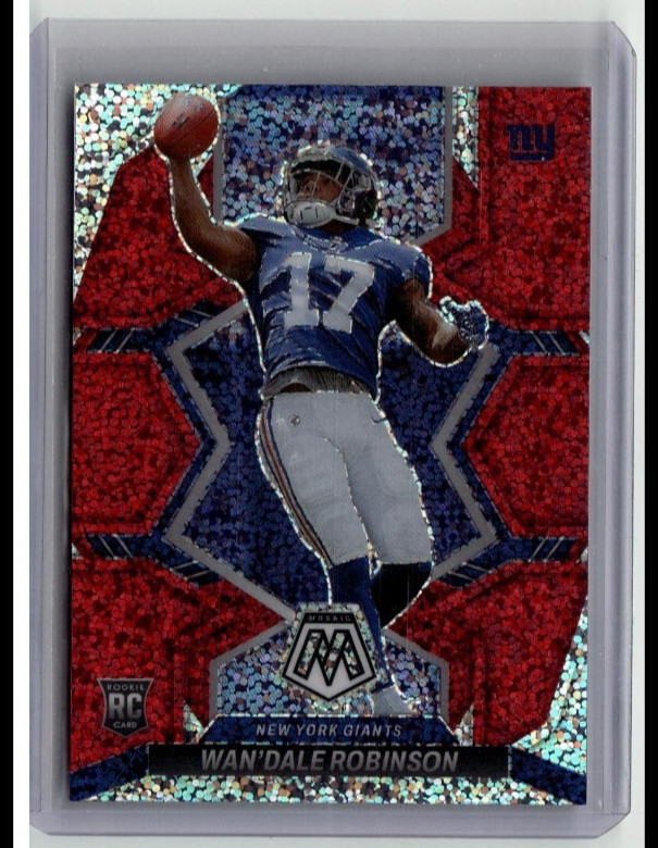 2022 Panini Mosaic - Rookies Wan'Dale Robinson #330 Red Mosaic Prizm (RC) SSP