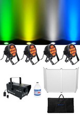  4 Chauvet DJ SlimPar Pro H USB D-Fi RGBAW UV LED Par Can Wash Lights Facade