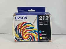 Genuine Epson 212 Color Ink Cartridge for 4104 5100 5105 WF2830/2850 Printer-3PK