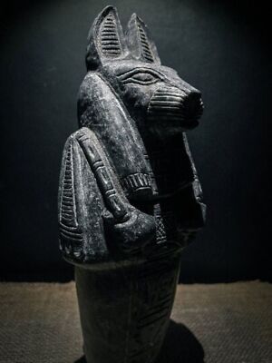 Egyptian God Anubis Ushabti, Jackal dog Ushabti, Doctor Anubis statue