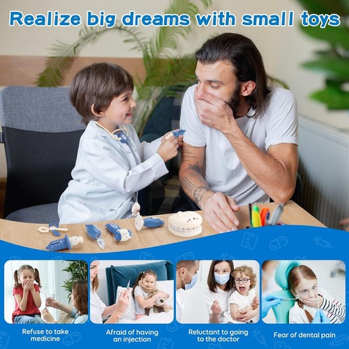 Doctor Kit for Toddlers 3-5 Pretend Play Educational Toys, Medical... - Picture 3 of 6