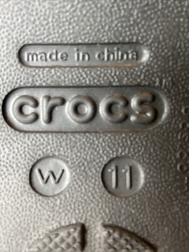 Crocs Patricia II Wedge Sandal Women's Black Strappy Waterproof Slide Size 11 - Picture 8 of 8