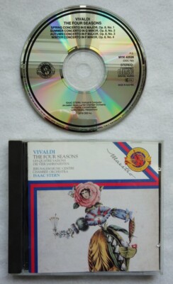 CD Vivaldi - Die Vier Jahreszeiten - Isaac Stern - 1978 - CBS Records - NM/VG