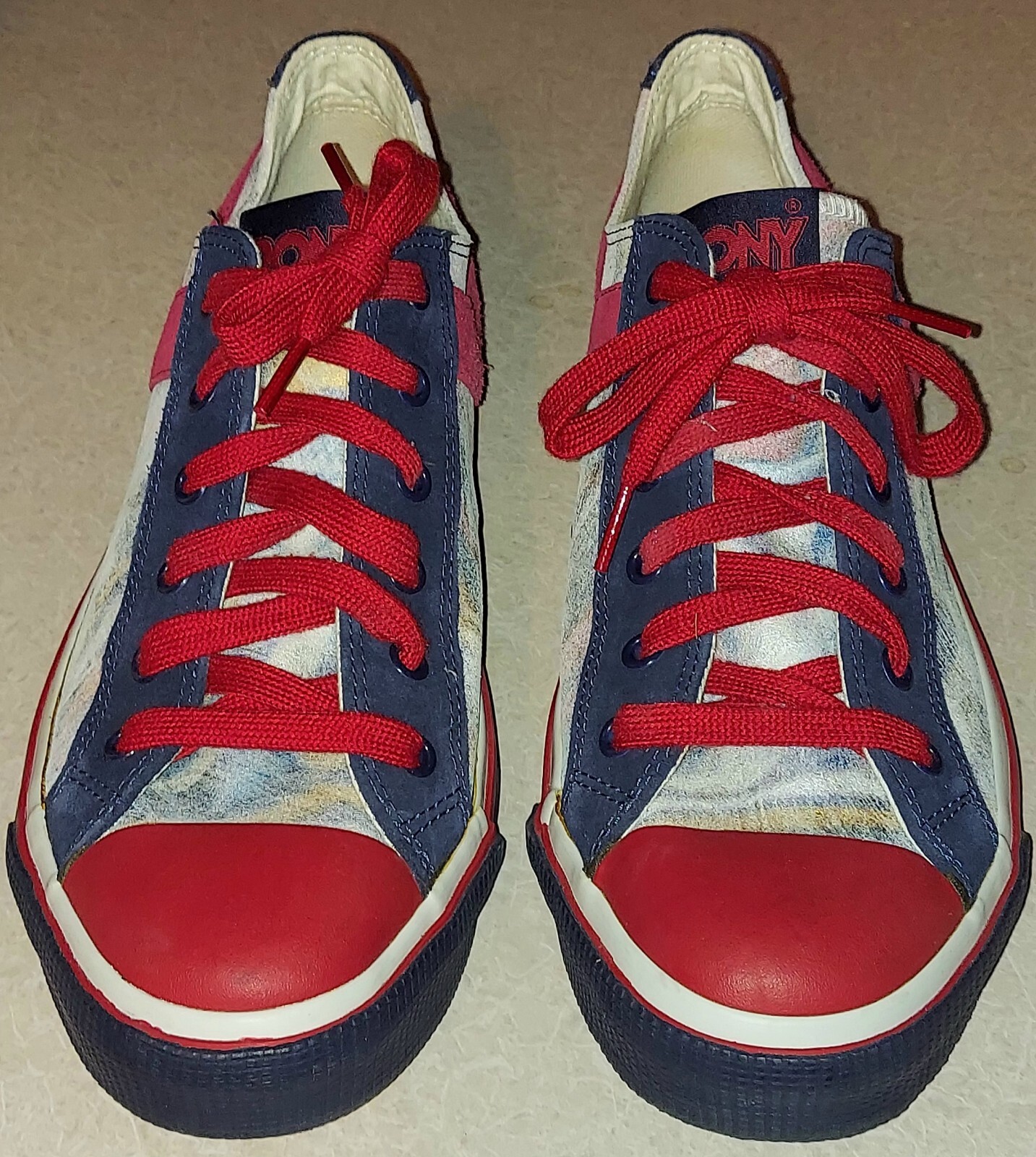 Scarpa casual sportiva Pony donna Shooter'78 bassa tela e camoscio taglia 9