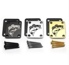 Guitar neck plate custom - Personalized neckplate - Select from options - D3