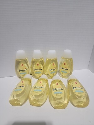 Lot Of 8 Johnson's Head To Toe Wash & Shampoo Gently Cleanses Mini 3.4 Oz