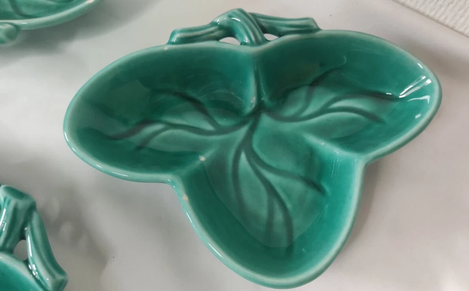 Céramique Vide Poche Vintage Magdalithe Art De La Table Déco Intérieure L20,5 cm - Photo 3/4