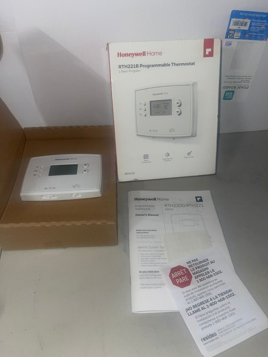 Honeywell Home Thermostat Honeywell Rth221b Basic Programmable