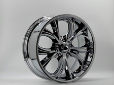 22 Eco Wheels Style 820 22x9.5 Chrome Finish 5 Lug 5x139.7 Et 20 109.5