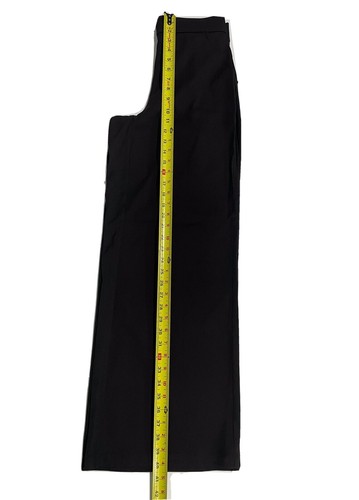 MAX STUDIO LONDON Women's High Rise Elastic Back Wide Leg Pants Black S-NWT - Picture 13 of 14